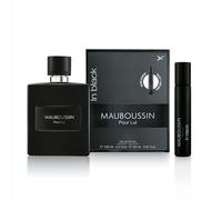 Mauboussin - Pour Lui In Black 100ml + 20ml (Travel Spray) - Eau de Parfum Homme - Senteur Boisée & Orientale