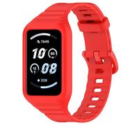 Maucoray Bracelet de montre compatible avec Honor Band 9, bracelet de rechange réglable en silicone pour homme et femme, Silicone