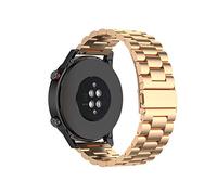 Maucoray Bracelet de montre en acier inoxydable compatible avec Honor Watch GS3i/GS3/GS Pro/MagicWatch2 46 mm/MagicWatch Bracelet de rechange réglable, Acier inoxydable