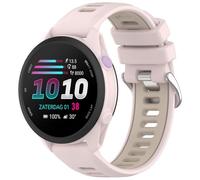 Maucoray Bracelet de montre en silicone respirant de 20 mm pour Garmin Forerunner 170/170 Music/70, bracelet de rechange pour homme et femme, One Size, Silicone Acier inoxydable, Pas de pierre