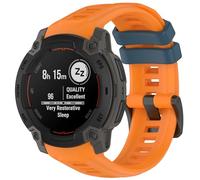 Maucoray Bracelet de montre pour Garmin Instinct E 40 mm/45 mm, bracelet de rechange en silicone souple respirant, 45MM, Silicone, Pas de gemme