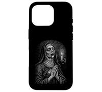 Maudit Sainte Thérèse - Art gothique pseudo-icône Coque pour iPhone 16 Pro