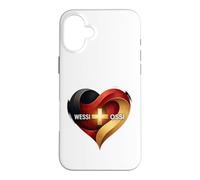 Mauerfall & Wende - Unité Allemande Wessi Ossi Coque pour iPhone 16 Plus