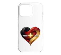 Mauerfall & Wende - Unité Allemande Wessi Ossi Coque pour iPhone 16 Pro