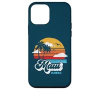 Maui Beach Hawaii Vintage Surf Throwback 80s Graphic Coque pour iPhone 12 Mini