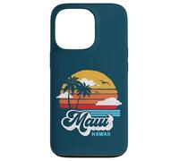 Maui Beach Hawaii Vintage Surf Throwback 80s Graphic Coque pour iPhone 13 Pro
