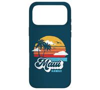 Maui Beach Hawaii Vintage Surf Throwback 80s Graphic Coque pour iPhone 17 Pro Max