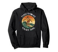 Maui Beach Hawaii Vintage Surfer - Maui Hawaii Surfing Sweat à Capuche