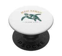 Maui Hawaii Beach Souvenir Cadeaux Lahaina Baby Beach Maui PopSockets PopGrip Adhésif