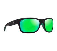 Maui Jim - Ano Nui Matte Black Green MauiGreen Mineral Superthin - Lunettes de soleil