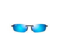MAUI JIM BLUE HAWAII ILIKOU SHINY BLACK W/BLUE 59