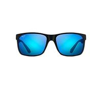 Maui Jim Blue Red Sands AF Matte Black Gafas, 60-17-145 Unisex Adulto