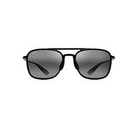 MAUI JIM GREY KEOKEA BLACK GLOSS 55