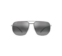 Maui Jim Grey Shark's COVE Titanium Gafas, 55-17-145 Unisex Adulto