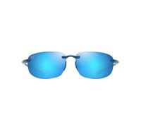Maui Jim Hawaii HOOKIPA Trans Gafas, Shiny Transparent Blue, 64-14-140 Unisex Adulto