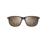 Maui Jim MJ0811S Sunglasses, Brown Stripe, 58-16-145 Unisex