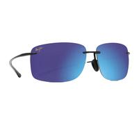 Maui Jim - Hema Noir Brillant Blue Hawaii - Lunettes de soleil