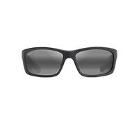 Maui Jim homme 766-02MD Lunettes de soleil, (negro mate-blanco-azul), 61/17/127