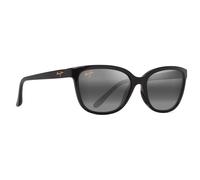 Maui Jim - Honi Noir Brillant Neutral Grey Minéral Superthin - Lunettes de soleil
