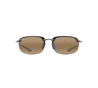 Maui Jim – Lunettes de soleil Hookipa – Noir brillant Hcl Bronze Polycarbonate Bidegrade