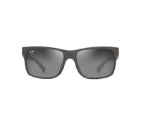 Maui Jim Lunettes de soleil Hoopili Metal Gris mat – Verres Neutral Grey 58 mm