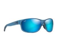Maui Jim - Kaiwi Channel Bleu Noir Bleu Hawaï Minéral SuperThin - Lunettes de soleil