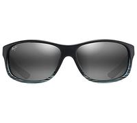 Maui Jim – Lunettes de soleil Kaiwi Channel – Gris neutre rayé noir – Mineral SuperThin