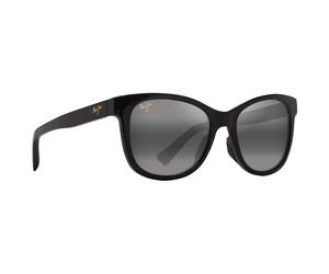 Maui Jim - Kiopa'a Noir Brillant Gris Neutre Minéral Superthin - Lunettes de soleil