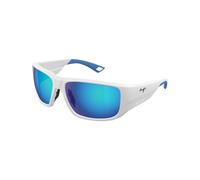 Maui Jim - Keha Blanc Mat Bleu Hawaï Minéral SuperThin - Lunettes de soleil