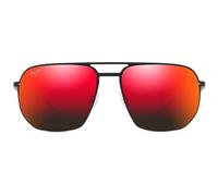 Maui Jim - Shark's Cove Noir Mat Hawaii Lava MauiBrilliant - Lunettes de soleil