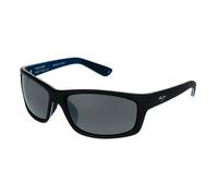 Maui Jim homme 766-02MD Lunettes de soleil, (negro mate-blanco-azul), 61/17/127
