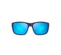 Maui Jim - Amberjack Bleu Marine Foncé Mat Blue Hawaii Mineral Superthin - Lunettes de soleil
