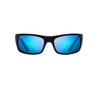 Maui Jim - Peahi Black Matte Rubber Bleu Hawai Minéral SuperThin - Lunettes de soleil