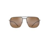 Maui Jim - Lunettes de soleil Shark's Cove - Sepia Satiné HCL Bronze MauiBrilliant, Brun 55 mm