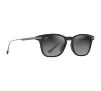 Maui Jim - Mana'olana Noir Brillant Gris Acier Neutral Grey MauiBrilliant - Lunettes de soleil