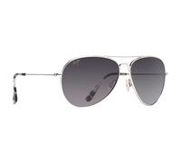 Maui Jim MJ0264S Sunglasses, Silver, 60-13-135 Unisex