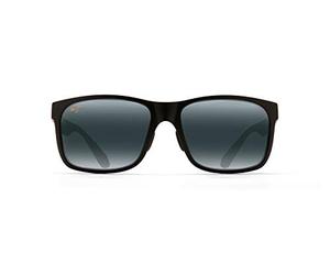 Maui Jim Mj0432s-006 Lunettes de Soleil, Black, 60-17-145 Mixte