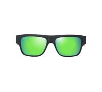 Maui Jim MJ0638S Sunglasses, Matte Black w/Gradient Effect, 54-16-140 Unisex