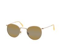 Maui Jim MJ0667S 002, Lunettes de soleil, Ronde, Unisex, polariséesDoré