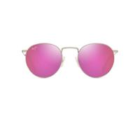 Maui Jim MJ0667S Sunglasses, Shiny Lt Gold w/Pink & Yellow, 50-21-145 Unisex