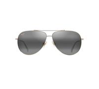 Maui Jim - Hauoli XL Doré Clair Brillant Cristaux Gris Neutre MauiPure - Lunettes de soleil