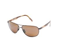Maui Jim – Lunettes de soleil Castles – Chocolat mat, Verres Bronze HCL Minéral Superthin