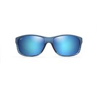 Maui Jim - Kaiwi Channel Bleu Noir Bleu Hawaï Minéral SuperThin - Lunettes de soleil