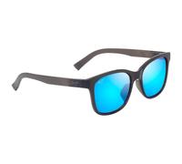 Maui Jim Lunettes de soleil Owelo Shiny Trans Dark Grey Blue Hawaii MauiPure Polarisées