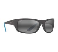 Maui Jim - Peahi Matte Grey Dark Uni Neutral Grey Minérar Superthin - Lunettes de soleil