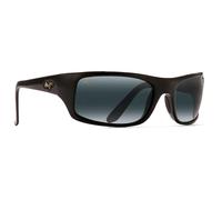 Maui Jim - Peahi Noir Brillant Gris Neutre Minéral Superthin - Lunettes de soleil