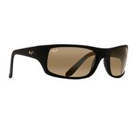 Maui Jim - Peahi Noir Mat Caoutchouc Hcl Bronze Minéral Superthin - Lunettes de soleil