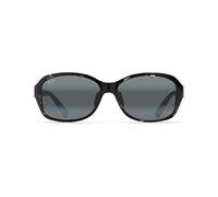 Maui Jim Pure Collection Koki Beach Sunglasses, Black and Grey Tortoise, 56-14-130 Unisex