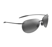 Maui Jim Unisex Maui Jim MJ0421S 005 Lunettes de soleil Injecté Gris Gris Pilote