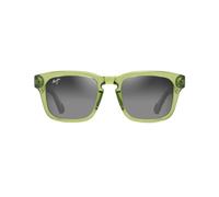 Maui Jim, SUNGLASSES MJ0643S Maluhia, Shiny Trans Grass Green, 52-20-145, Square